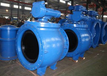 AWWA DN1000 Προσαρμοσμένη χρώμα εκκεντρική βαλβίδα σφαίρας, αντι-ρύπανση ευέλικτη βαλβίδα σιδήρου